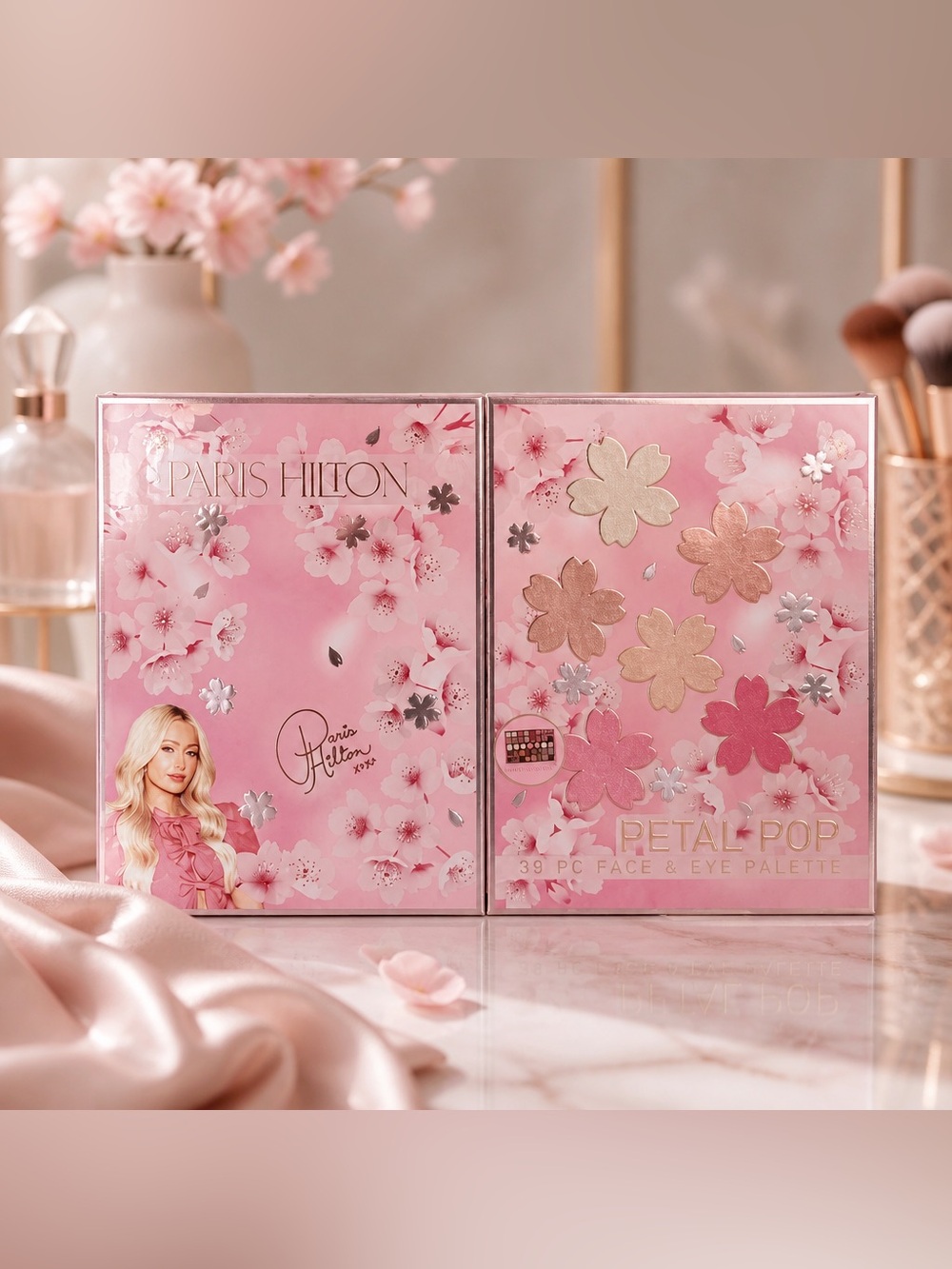 Paris Hilton Petal Pop 39 Piece Face & Eye Palette New